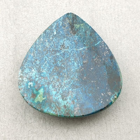 Chrysocolla with azurite cabochon 37x34 mm no 129 Chrysocolla with azurite cabochon 37x34 mm no 129