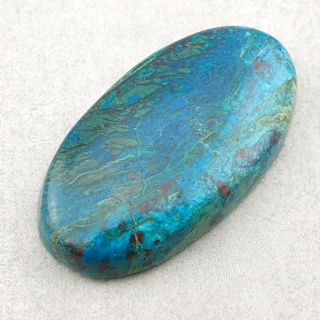 Chrysocolla with azurite cabochon 39x21 mm no 171