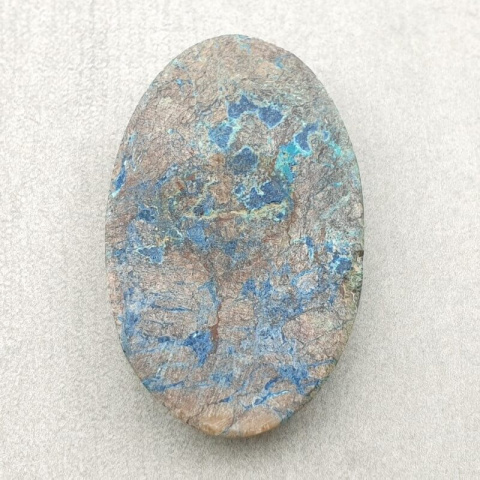 Chrysocolla with azurite cabochon 40x24 mm no 177 Chrysocolla with azurite cabochon 40x24 mm no 177