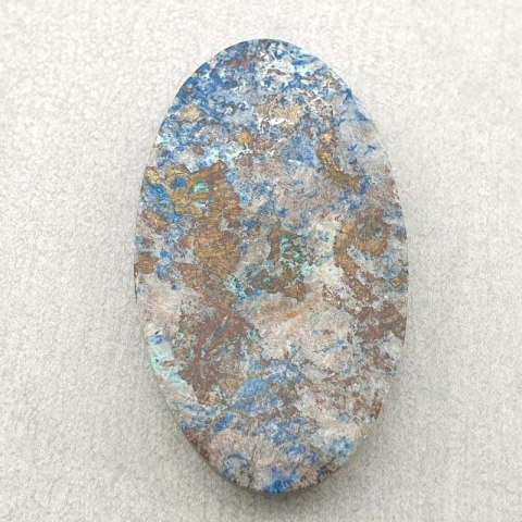 Chrysocolla with azurite cabochon 41x24 mm no 131 Chrysocolla with azurite cabochon 41x24 mm no 131