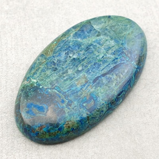 Chrysocolla with azurite cabochon 42x24 mm no. 162