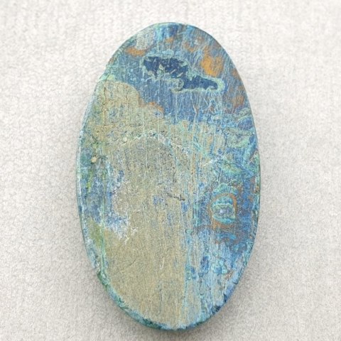 Chrysocolla with azurite cabochon 42x24 mm no. 162 Chrysocolla with azurite cabochon 42x24 mm no. 162