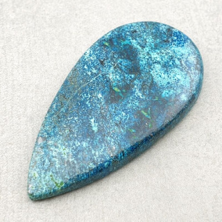 Chrysocolla with azurite cabochon 48x25 mm no 167