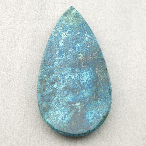 Chrysocolla with azurite cabochon 48x25 mm no 167 Chrysocolla with azurite cabochon 48x25 mm no 167