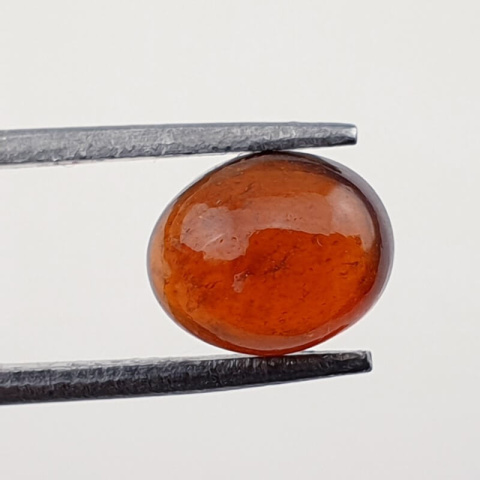 Garnet Hessonite cabochon 8x7 mm no. 12 Garnet Hessonite cabochon 8x7 mm no. 12