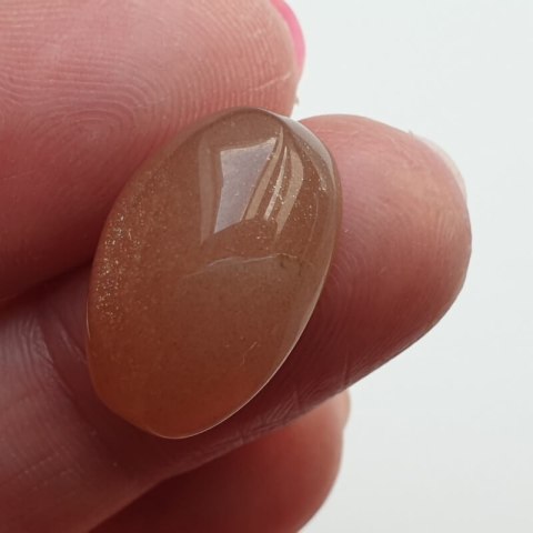 Peach moonstone cabochon 19x12 mm no 34 Peach moonstone cabochon 19x12 mm no 34