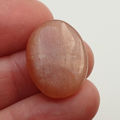 Peach moonstone cabochon 22x17 mm no 19 Peach moonstone cabochon 22x17 mm no 19