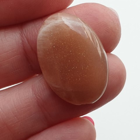 Moonstone peach cabochon 24x16 mm no 8 Moonstone peach cabochon 24x16 mm no 8