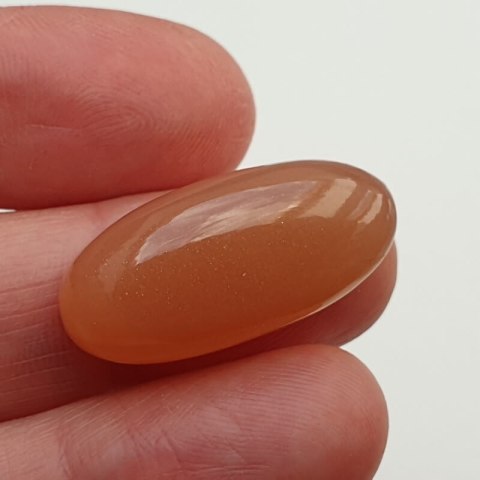Peach moonstone cabochon 27x13 mm no 12 Peach moonstone cabochon 27x13 mm no 12