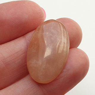 Moonstone peach cabochon 27x16 mm no. 25