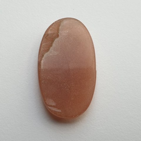 Peach moonstone cabochon 28x16 mm no 38 Peach moonstone cabochon 28x16 mm no 38