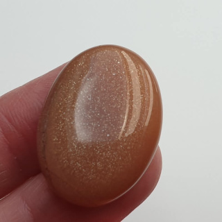 Moonstone peach cabochon 28x20 mm no. 21