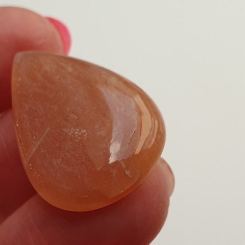 Peach moonstone cabochon 30x20 mm no 22 Peach moonstone cabochon 30x20 mm no 22