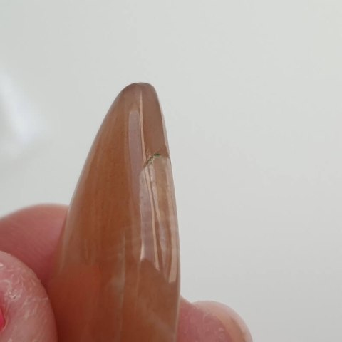 Peach moonstone cabochon 30x20 mm no 22 Peach moonstone cabochon 30x20 mm no 22