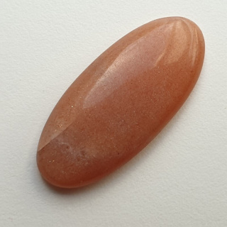 Moonstone peach cabochon 34x15 mm no 17