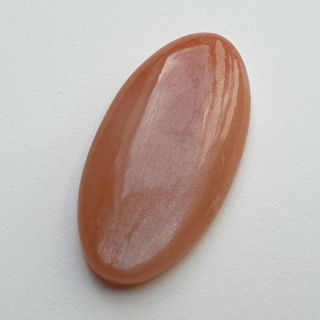 Moonstone peach cabochon 37x19 mm no 14