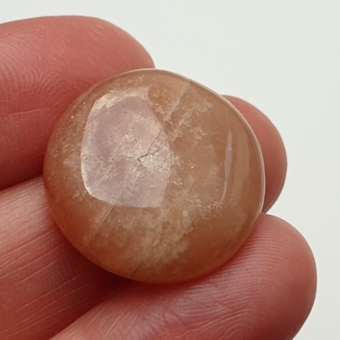 Peach moonstone cabochon fi 22 mm no 3 Peach moonstone cabochon fi 22 mm no 3