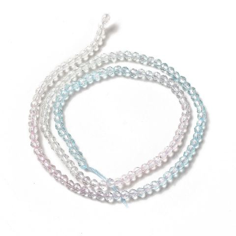 Faceted glass beads 3 mm strand Faceted glass beads 3 mm strand
