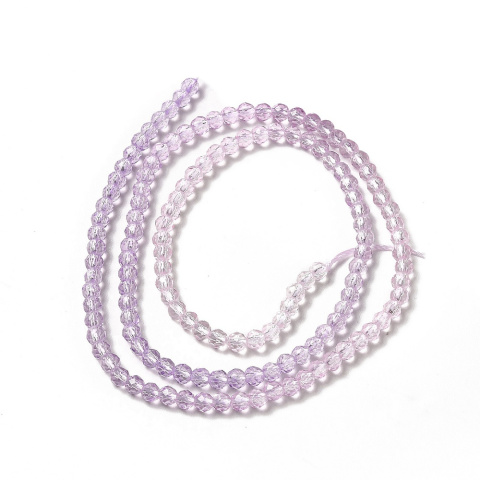 Faceted glass beads 3 mm strand Faceted glass beads 3 mm strand
