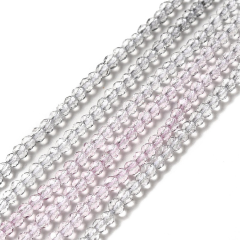 Faceted glass beads 3 mm strand Faceted glass beads 3 mm strand