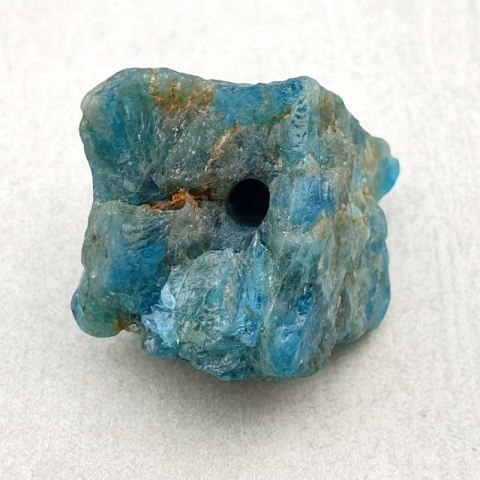 Apatite nugget with hole 30x22 mm no. 50 Apatite nugget with hole 30x22 mm no. 50