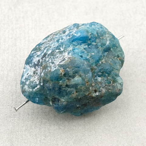 Apatite nugget with hole 32x23 mm no. 58 Apatite nugget with hole 32x23 mm no. 58