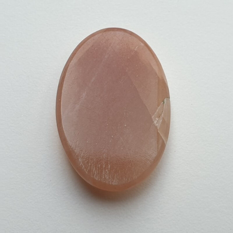 Peach moonstone cabochon 31x21 mm no 43 Peach moonstone cabochon 31x21 mm no 43