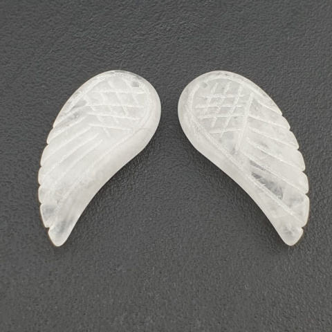 Rhinestone wing with hole 37x17 mm 1 pc Rhinestone wing with hole 37x17 mm 1 pc