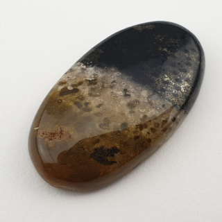 Palm root agate cabochon 32x18 mm no 9
