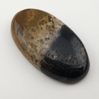 Palm root agate cabochon 32x18 mm no 9