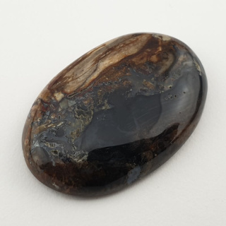 Palm root agate cabochon 33x22 mm no 65