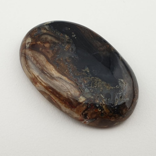 Palm root agate cabochon 33x22 mm no 65
