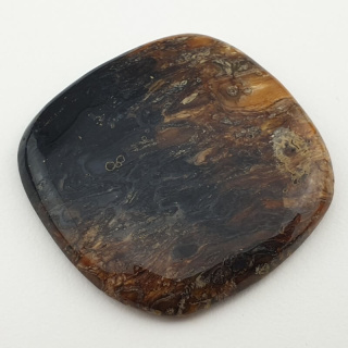 Palm root agate cabochon 36x35 mm no. 43