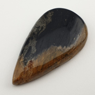 Palm root agate cabochon 38x21 mm no 15