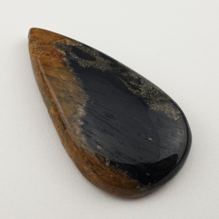 Palm root agate cabochon 38x21 mm no 15