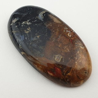 Palm root agate cabochon 40x22 mm no 37