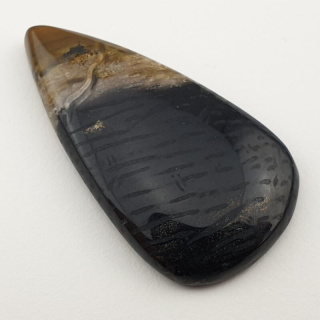 Palm root agate cabochon 41x23 mm no 23