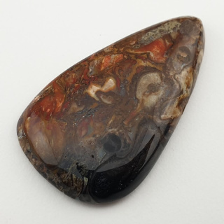 Palm root agate cabochon 44x25 mm no 64