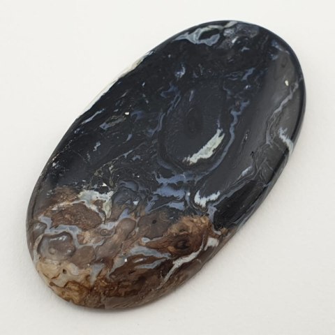 Palm root agate cabochon 45x25 mm no 14 Palm root agate cabochon 45x25 mm no 14
