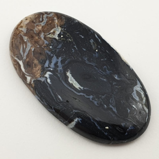 Palm root agate cabochon 45x25 mm no 14
