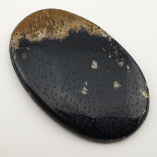 Palm root agate cabochon 45x29 mm no 10