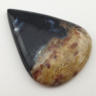 Palm root agate cabochon 45x34 mm no 26
