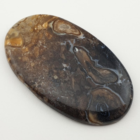 Palm root agate cabochon 49x30 mm no 63 Palm root agate cabochon 49x30 mm no 63