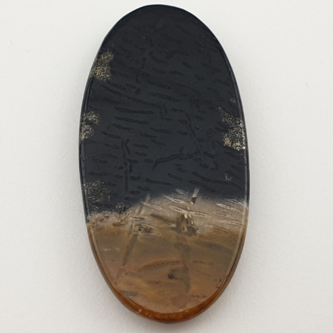 Palm agate cabochon 51x25 mm no 35 Palm agate cabochon 51x25 mm no 35
