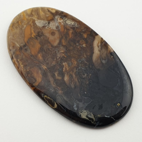 Palm agate cabochon 51x30 mm no 60 Palm agate cabochon 51x30 mm no 60