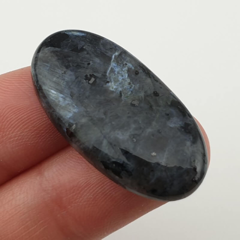 Larvikite cabochon 33x16 mm no. 63 Larvikite cabochon 33x16 mm no. 63