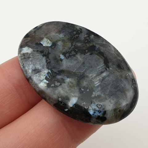 Larvikite cabochon 37x24 mm no. 58 Larvikite cabochon 37x24 mm no. 58