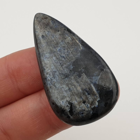 Larvikite cabochon 40x22 mm no. 66 Larvikite cabochon 40x22 mm no. 66