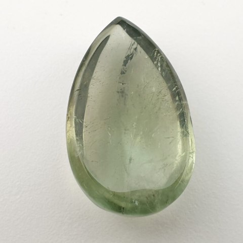 Prazjolit kaboszon 28x17 mm nr 63 Prazjolit kaboszon 28x17 mm nr 63