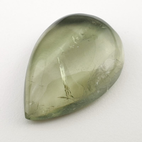 Prazjolit kaboszon 28x19 mm nr 61 Prazjolit kaboszon 28x19 mm nr 61
